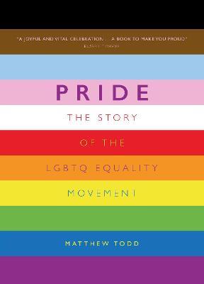 bame pride flag forms the cover of the book